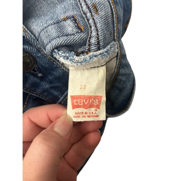 Vtg 90s Levi's 505 Made in USA High Rise Relaxed
Tapered Denim Jeans - Picture 2 of 6